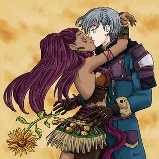 on Twitter photo 2021-01-19 02:28:00 Petra X Ashe from Fire Emblem Three Ho...