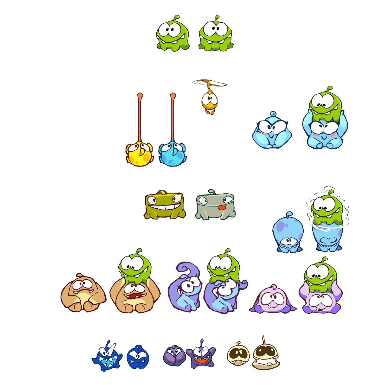 Cut the rope персонажи