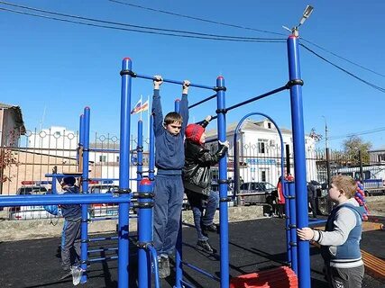 Открытие спортивной площадки