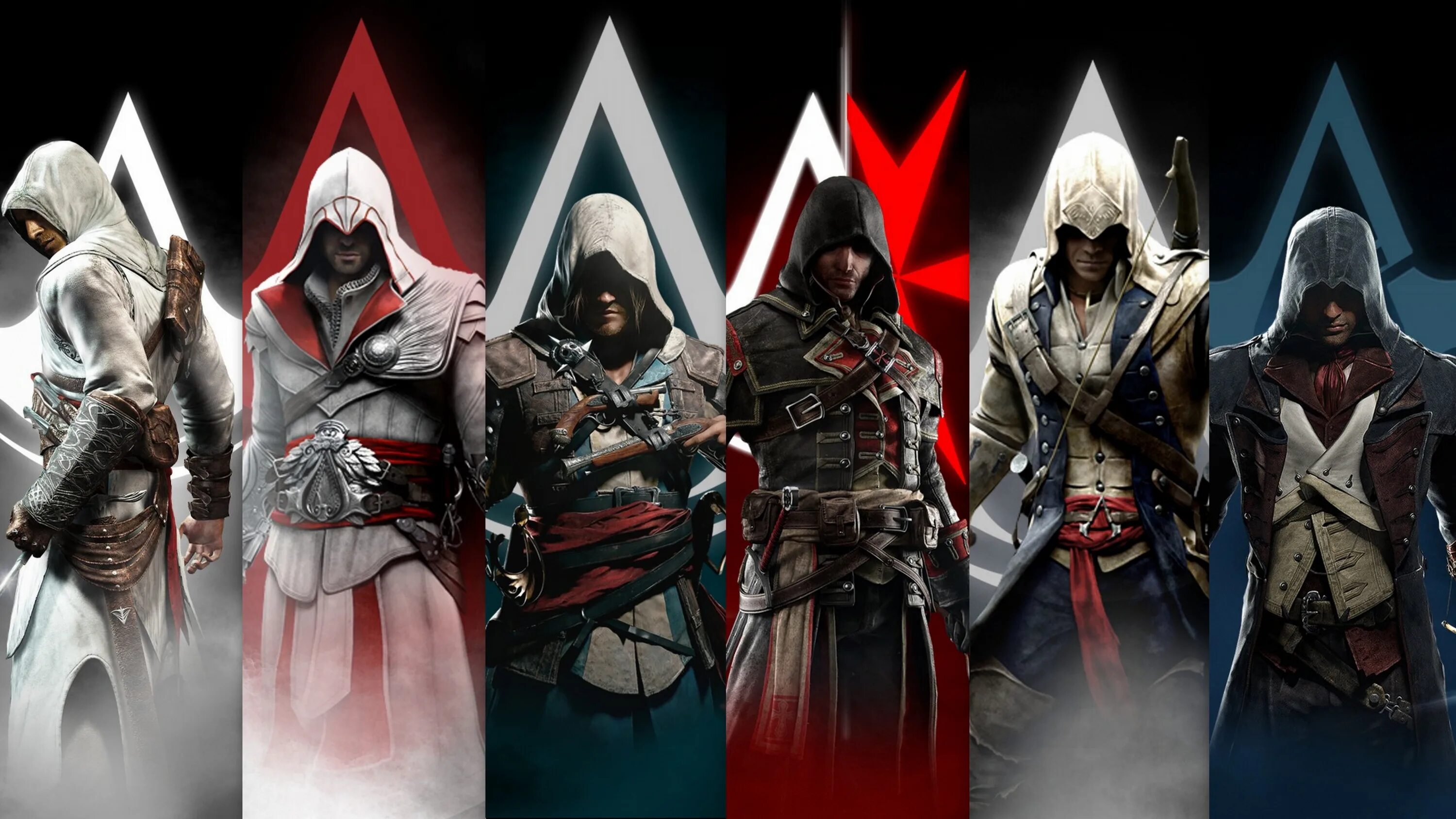 Мир assassins creed. Альтаир эцио коннор. assassin&#039;s creed эцио.
