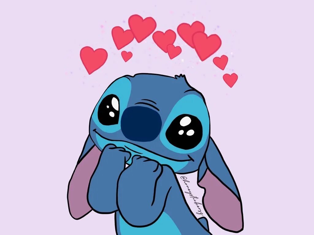 Лило и стич милые. Рисунки со стичем. Стича с сердечком. Стич с сердечками. Стич с сердечками.