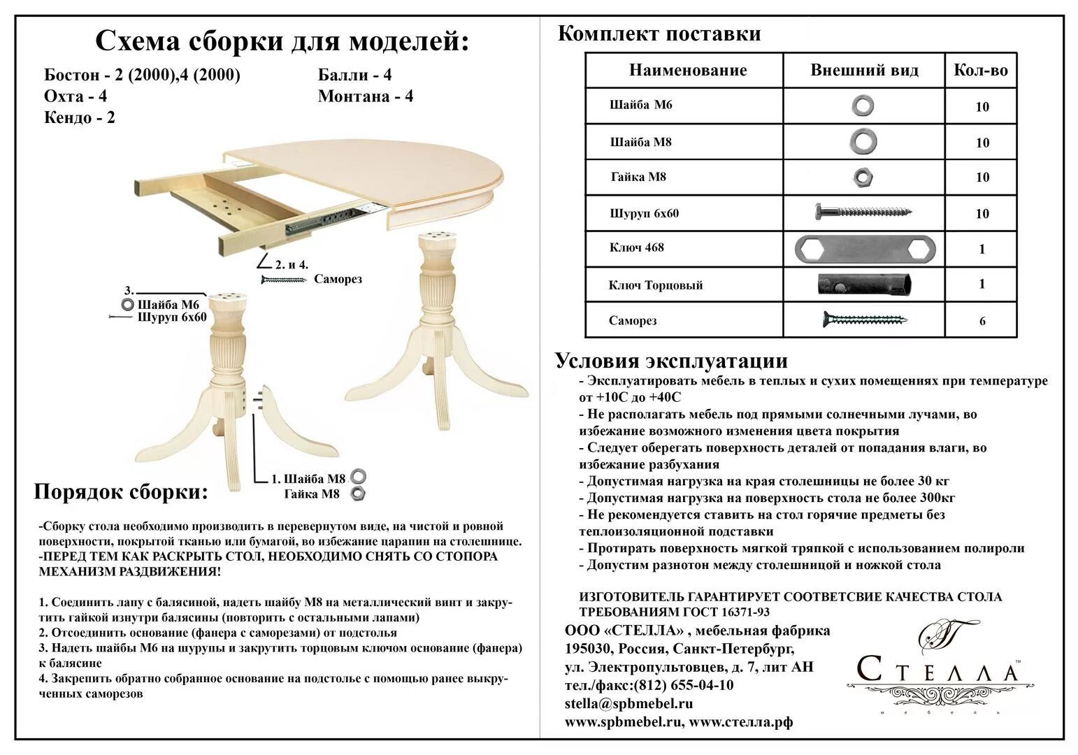 Стол "Комфорт МО" :: Руссмебель.RU. Мягкая и корпусная мебель.