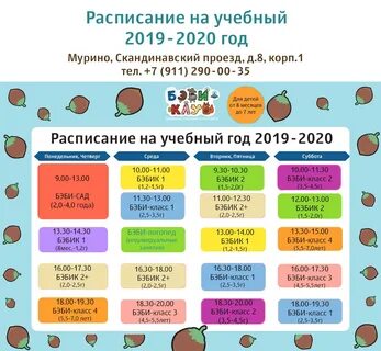 Учебный год 2019 года
