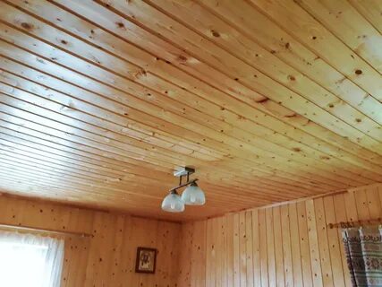 Покрываем потолок вагонкой