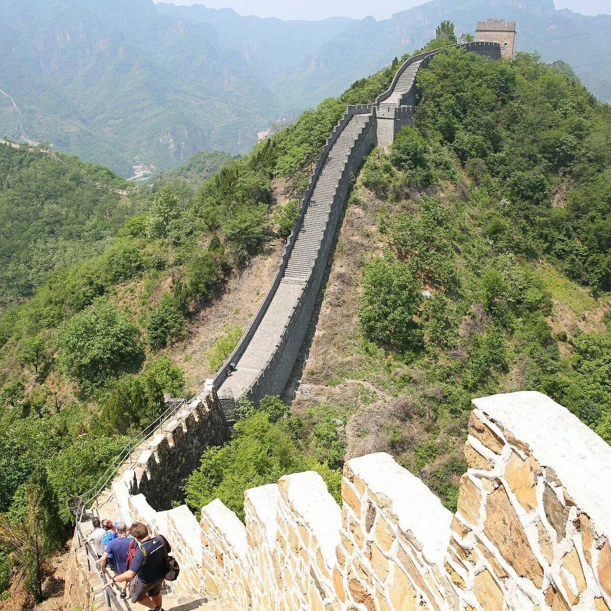 Tourist area. Great Wall Marathon.