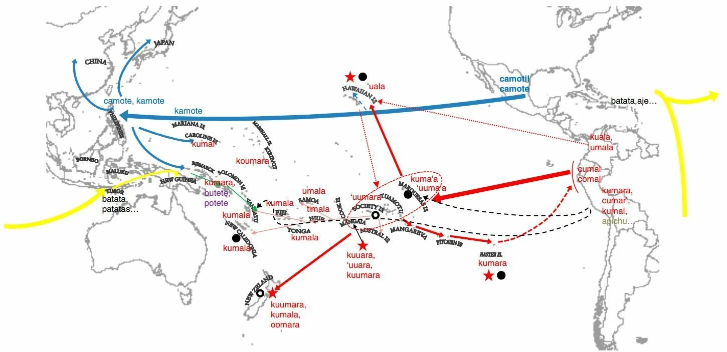Расселение полинезийцев. Путешествие кон Тики на карте. Миграция полинезийцев карта. Заселение Полинезии.