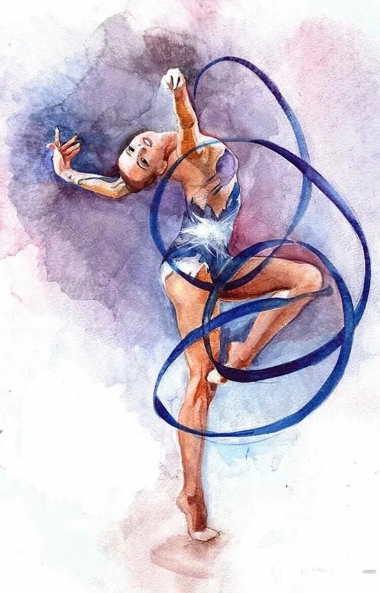 Мультяшные гимнастки. Художественная гимнастика рисунки. Художественная гимнастика рисунки. Гимнастка с лентой. Гимнастка акварель.