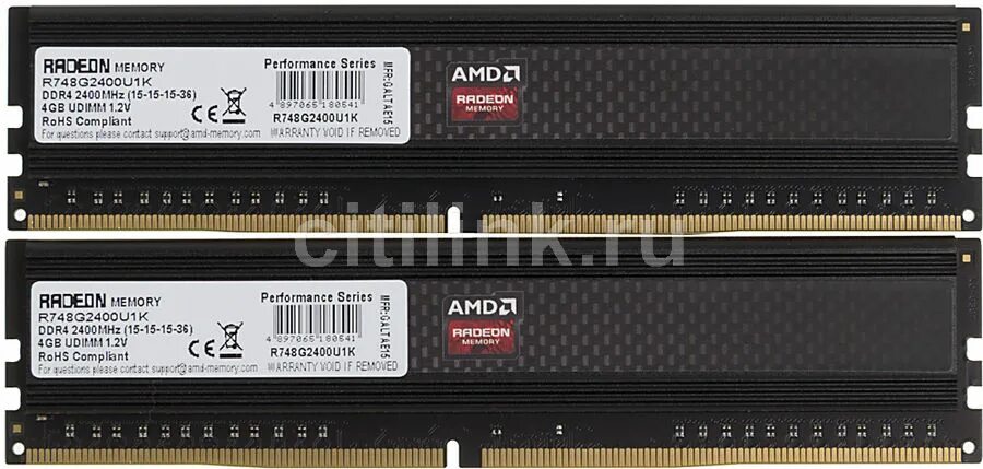 Оперативная память amd radeon. AMD r7416g2400s2s-u. Оперативная память AMD Radeon r7 Performance Series [r744g2606u1s-u] 4 ГБ. R7416g2400s2s-u. AMD ddr4 2400.