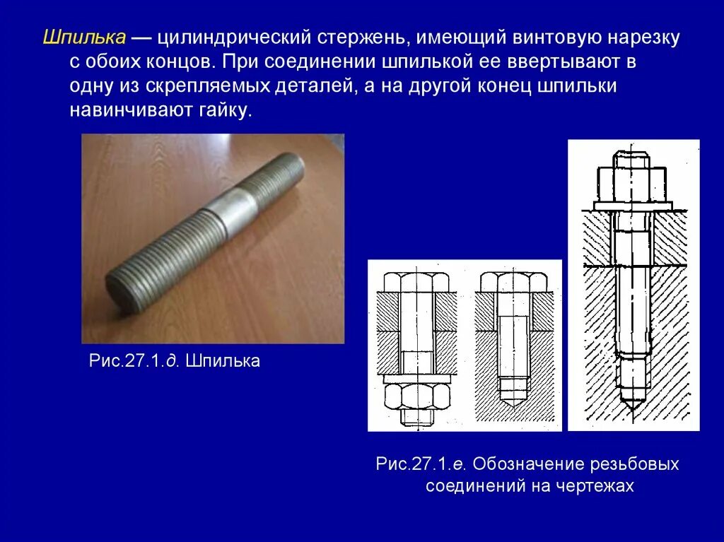 Шпилечное соединение м20x60. Соединение шпилькой. Соединение деталей шпилькой. Соединение шпильки со шпилькой.