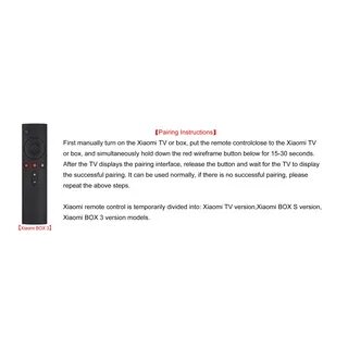 Инструкция пульта xiaomi tv