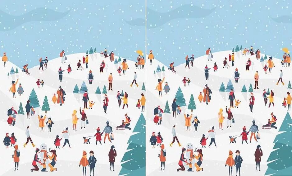 Hard to find like a. Find differences winter. отличия зима. spot the difference winter. spot the difference snow.