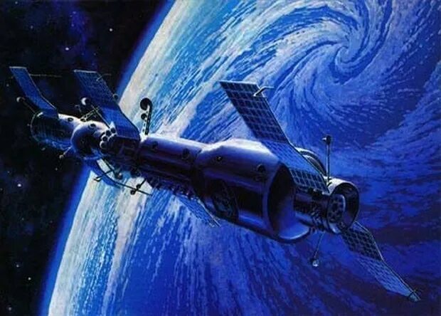Первая космическая станция салют 1. Салют-1 первая орбитальная станция. Орбитальная Космическая станция салют. Советская орбитальная станция салют. Космическая станция салют 1971.