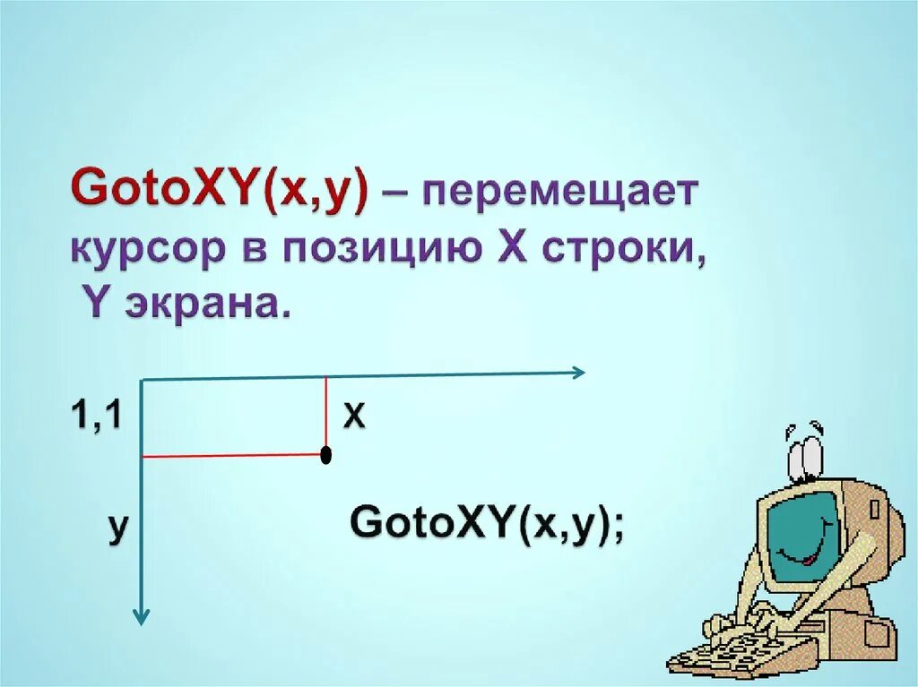 Курсор паскаль. Gotoxy в Паскале. Gotoxy c++. Gotoxy в турбо Паскаль. Паскаль процедура gotoxy.