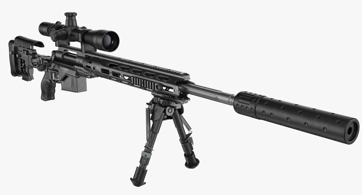 Sniper rifle 3d model. Barrett m82a2. Br8-a1 wolverine blaster rifle. Hk g36 assault. Remington m2010 enhanced sniper rifle.