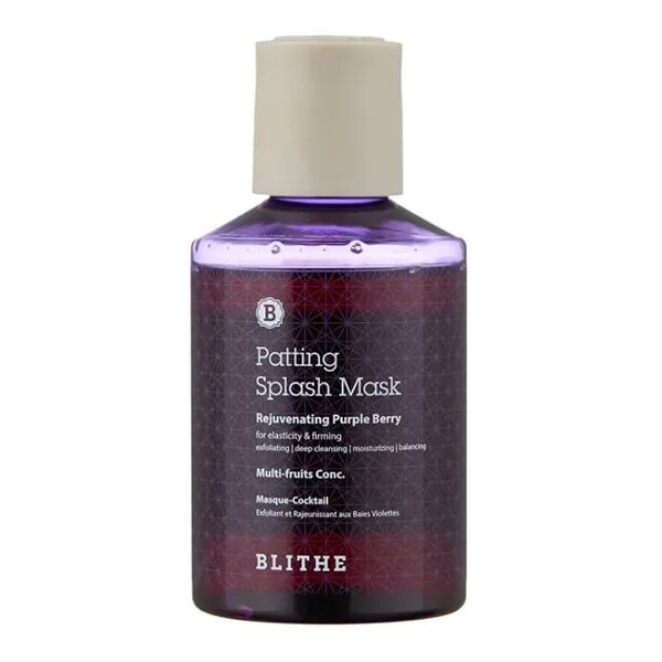 Сплэш-маска омолаживающая Blithe Rejuvenating Purple Berry Splash Mask. Blithe Splash маска. Пилинг Blithe Rejuvenating Purple. Сплэш маска для лица Patting Splash Mask Rejuvenating Purple Berry Blithe. Сплэш маска blithe