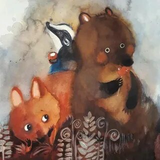 Медвежонок и лисенок