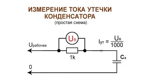 Ток утечки схема