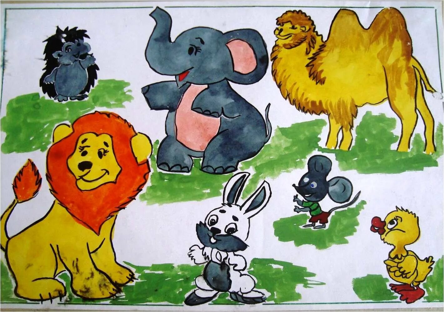 Детские рисунки животные. Картинки зверей для детей. Рисование на тему зоопарк. Звери в зоопарке рисование. Конкурс рисунков животных