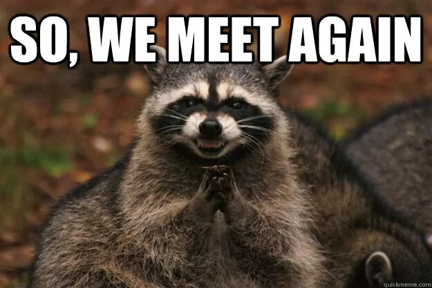 Don t do that again. We meet again. so we meet again. so we. again мем.