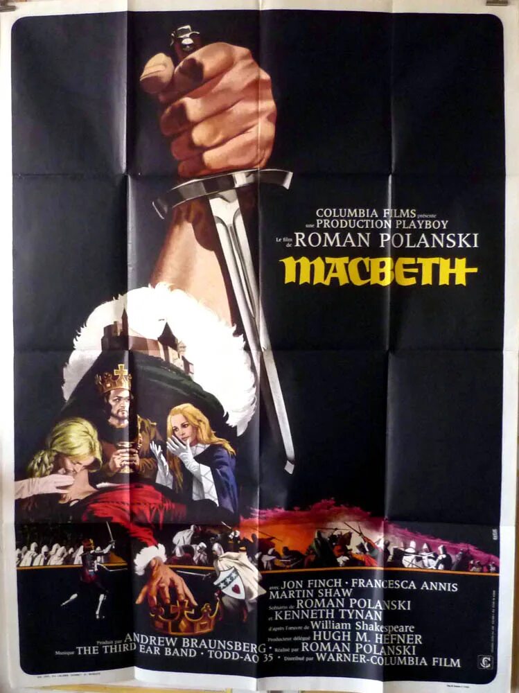 Макбет the Tragedy of Macbeth, 1971. Макбет афиша. Макбет Шекспир Полански кадры со съемок.