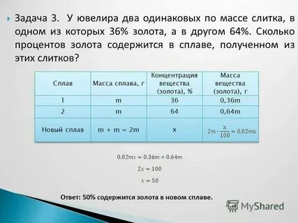 Найдите объем слитка золота массой 386