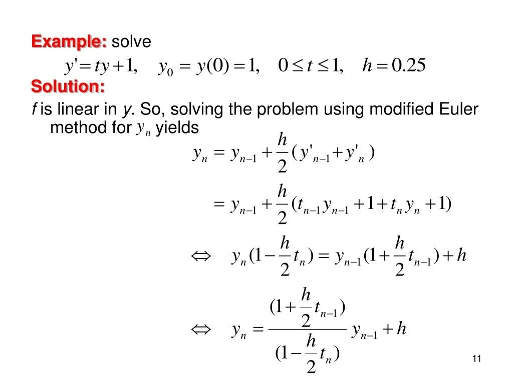 To resolve examples
