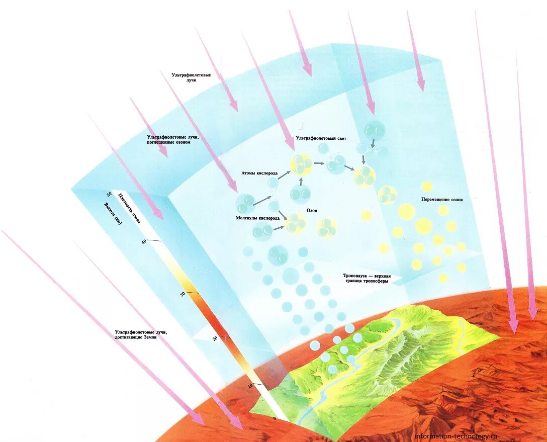 Озон слой атмосферы. Атмосфера земли озоновый слой. Стратосфера озоновый слой. Схема озонового слоя земли.