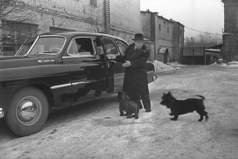 Москва 1951 года. Клоун карандаш (м. н. Румянцев). Клоун карандаш.