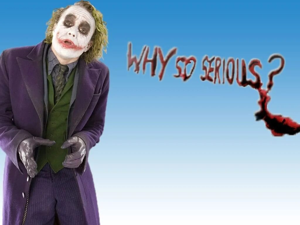 Why so perfect. Джокер хит леджер why so serious.