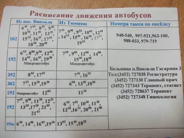 Расписание автобусов вад нижний. Расписание автобусов Винзили Тюмень 192. Расписание автобусов 192 Винзили Тюмень через ТЭЦ. Расписание автобусов Винзили Тюмень. Тюмень Винзили автобус расписание 192 292 маршрут.