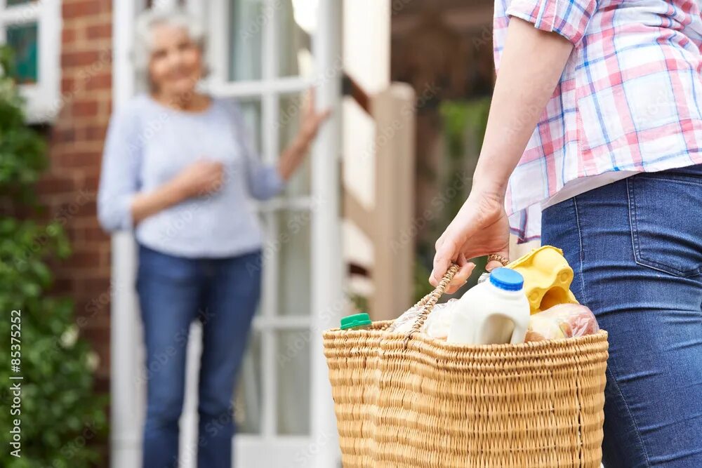 Принесла продукты. Пакет с продуктами пожилым. человек несет продукты. принести продукты.