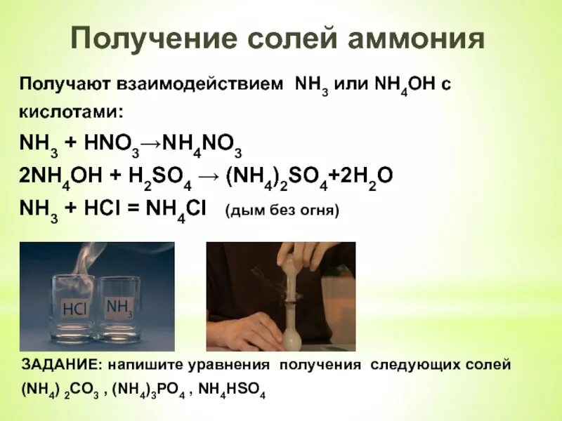 Раствор соли аммония. Nh4oh соли аммония. взаимодействие солей аммония с кислотами. реакция солей аммония с кислотами. соли аммония взаимодействуют с кислотами.