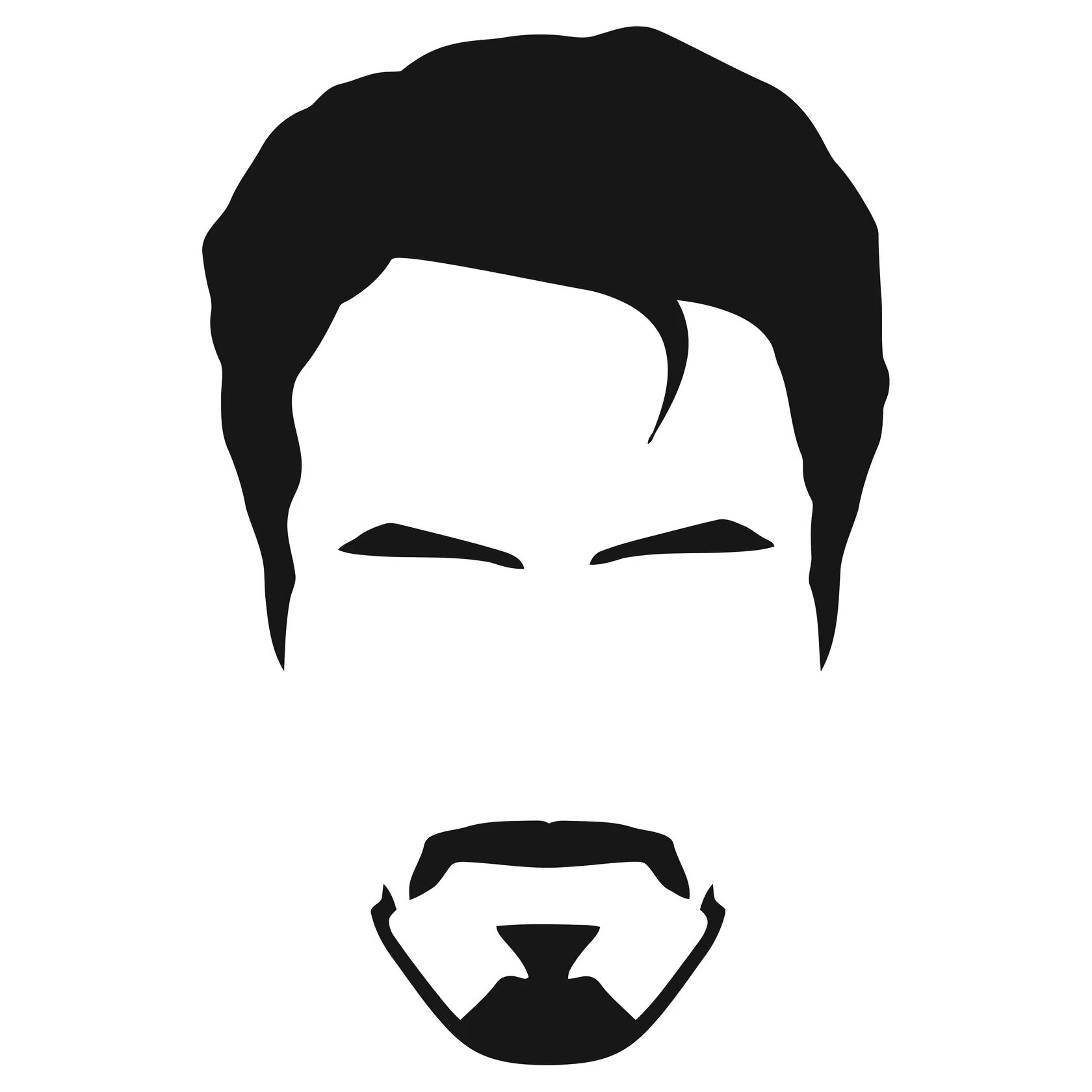 Тони Старк борода. Логотип лицо. Контур мужского лица. Логотип лицо мужчины.