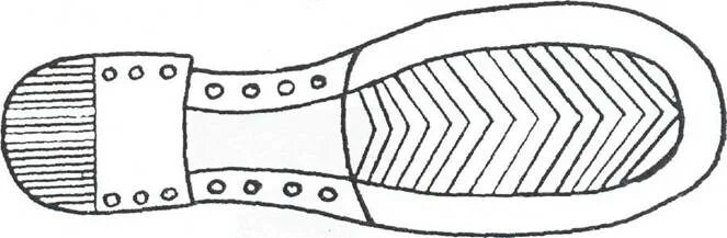 Подметочная часть обуви криминалистика. Элементы подошвенной части обуви. Подошва криминалистика. Элементы подошвы обуви в криминалистике.