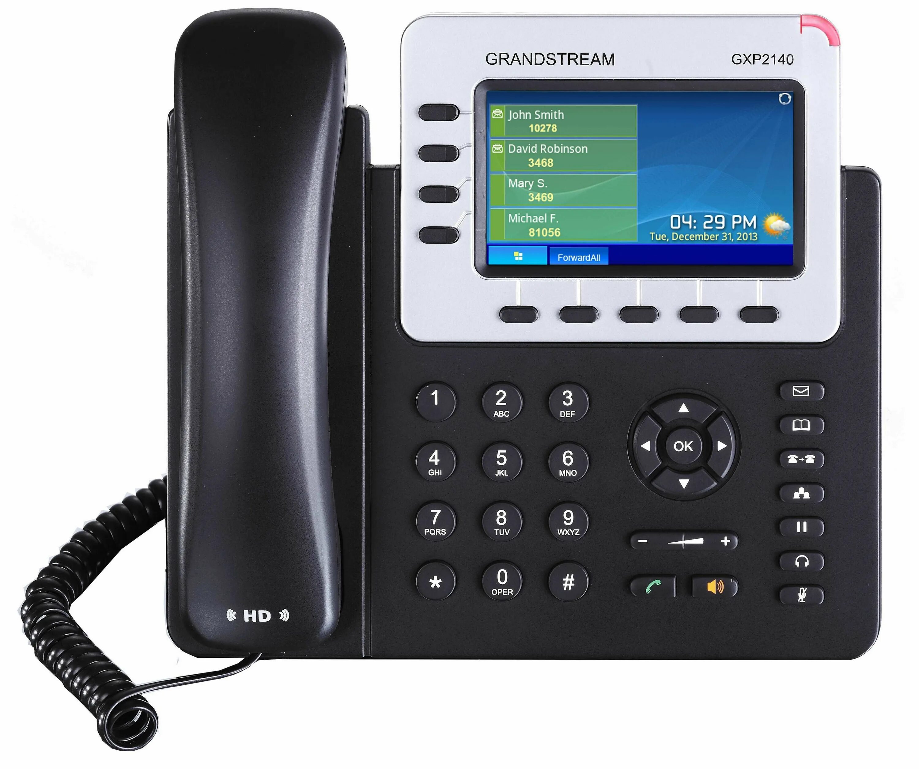 Sip телефоны стационарные. Grandstream sip телефон. телефон grandstream gxp 2160.