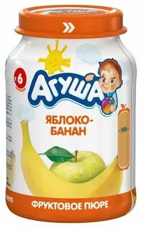 Фруктовое пюре с 4 месяцев