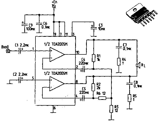 Tda2005 схема усилителя Pin by Henryk Miśkiewicz on Audio in 2020