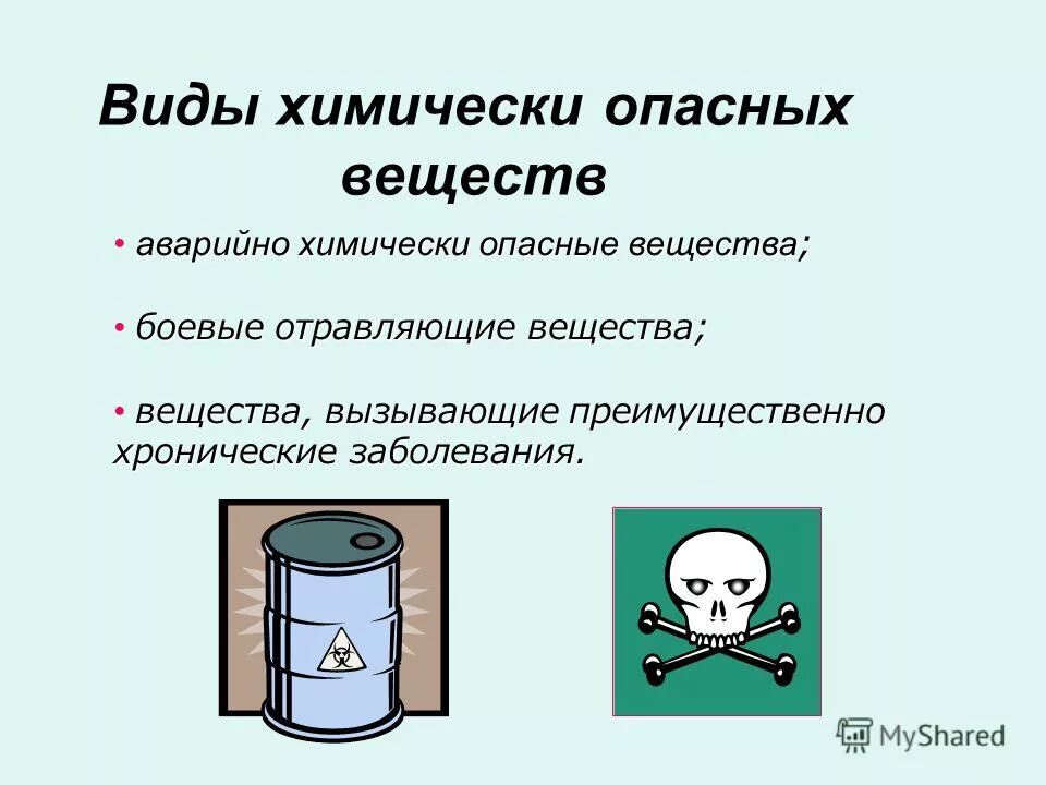 Опасные химические элементы