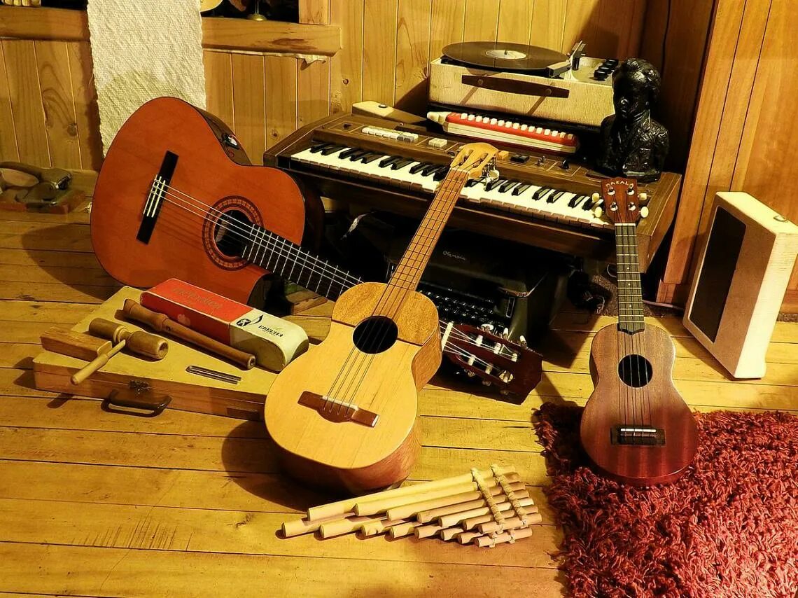 Музыкальные инструменты дома. Музыкальные инструменты в интерьере. музыкальные инструменты коллаж. панно музыкальные инструменты. карибский инструмент.
