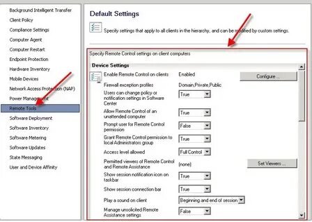 Remote setting
