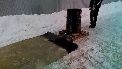 Чем растопить лед на улице