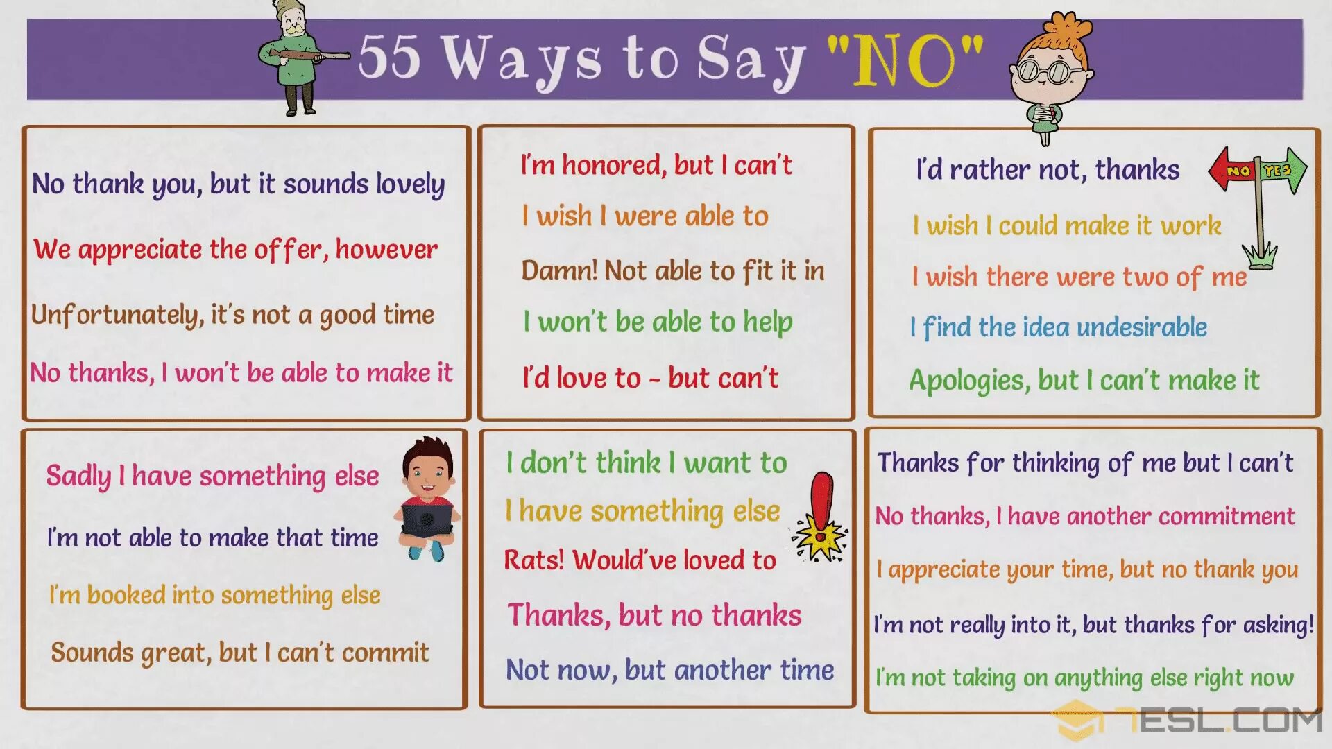Are you having a good time перевод. Would rather had better разница. Ways to say no in English. No way synonyms. Other ways to say.