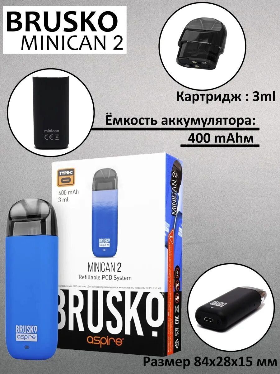 Сколько мл в миникане