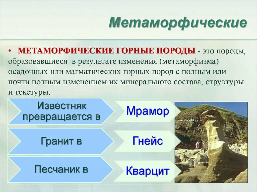 Горные породы определение 5 класс. Метаморфорфические горные породы. Метаморфические горные породы. Метамоофически шлоные плрлды. Метаматическиегорные породы.