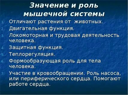 Значение мышечного чувства