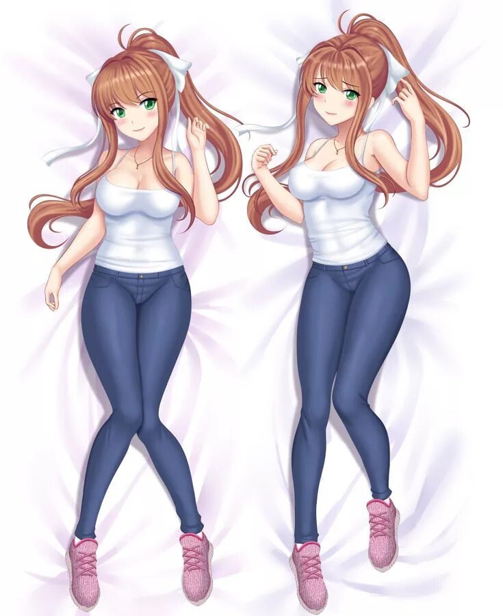 Monika balls. Дакимакура Doki Doki.