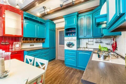 Бирюзовая кухня