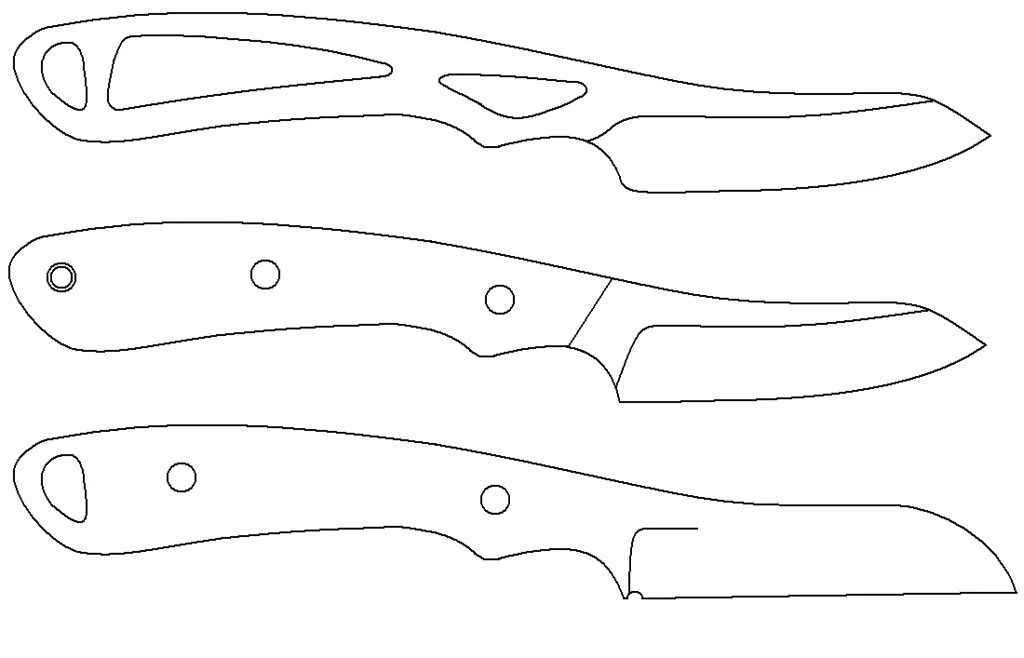 Трафарет ножа. Шаблон ножа. Макет ножа. Нож шаблон для печати.
