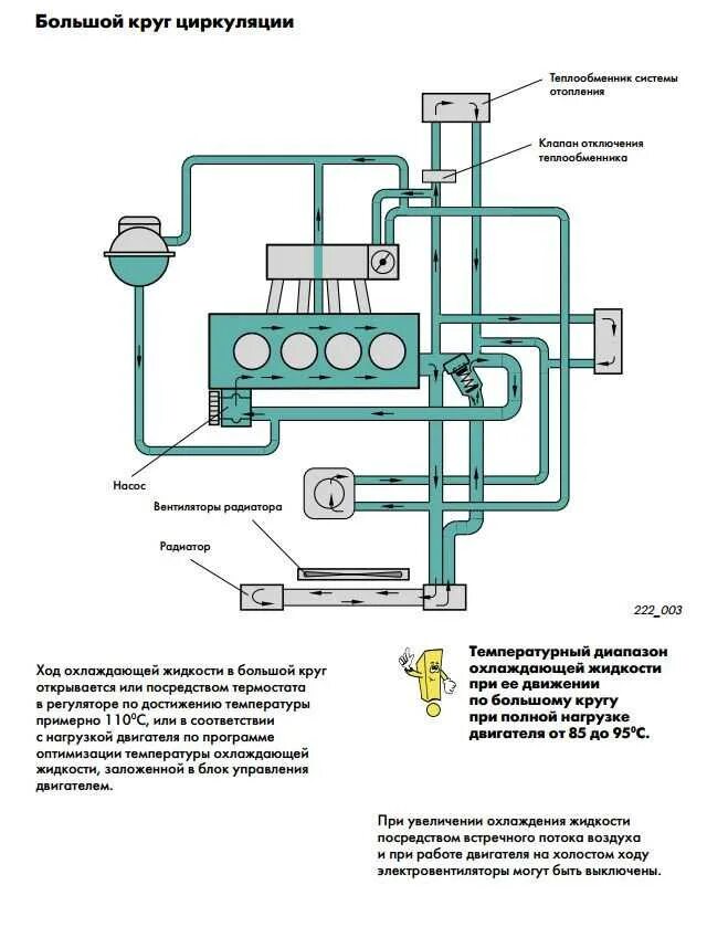 Циркуляции жидкости в системе. Схема системы охлаждения Skoda a5. Система охлаждения BSE 1.6 схема. Система охлаждения двигателя бсе 1.6.