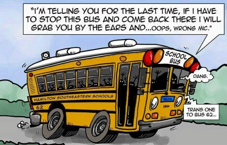 When on the bus don t